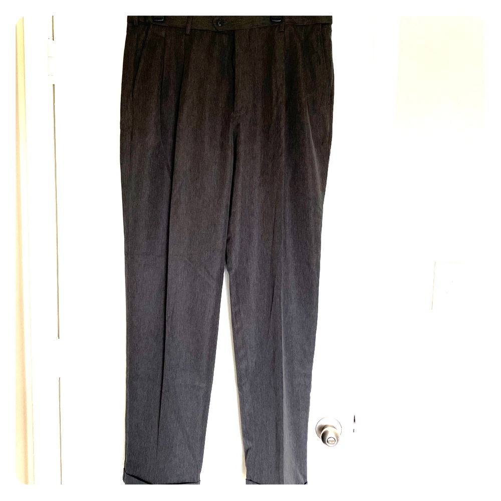 Gray slacks